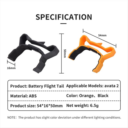 For AVATA 2 Flight Tail to Reduce Drag Airflow for Fixed Support Accessories Orange 2