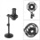 Spider Microphone Shock Mount Condenser Microphones Universal Shockmount Stand 7