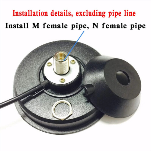 Intercom Antenna Sucker Empty 12CM Large Strong Magnetic Suction Fixed Base Replacement Fe 2