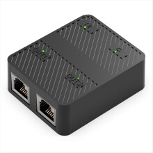 RJ45 Ethernet Cable Splitter, One to Two Devices, Can Access the Internet At Same Time, with Charging Extender