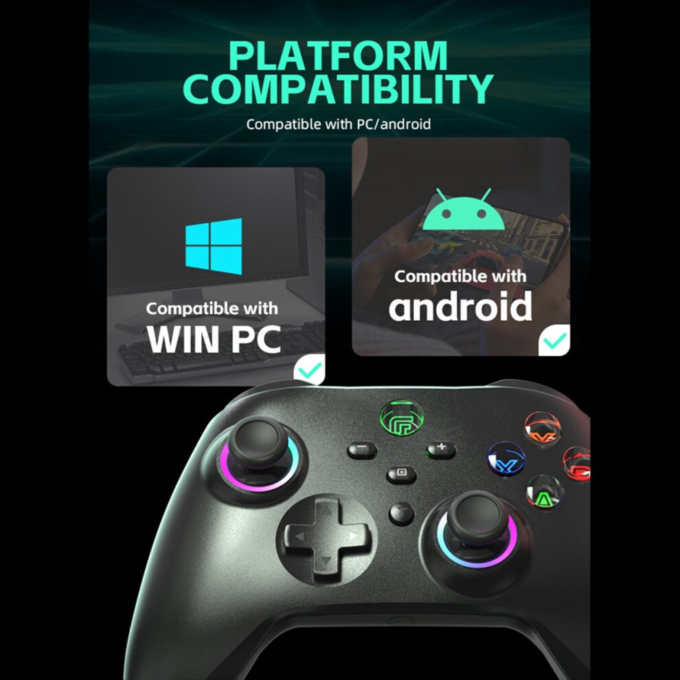Photos - Gamepad Jehiatek Wireless Game Console Hall Trigger with Programmable Turbo Function /LITE/PC/Android