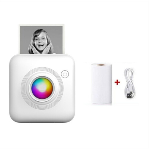 Mini Pocket Label Printer Inkless Wireless Bluetooth Thermal Tags Boarding Pass Note Photo Printing Portable Maker 2