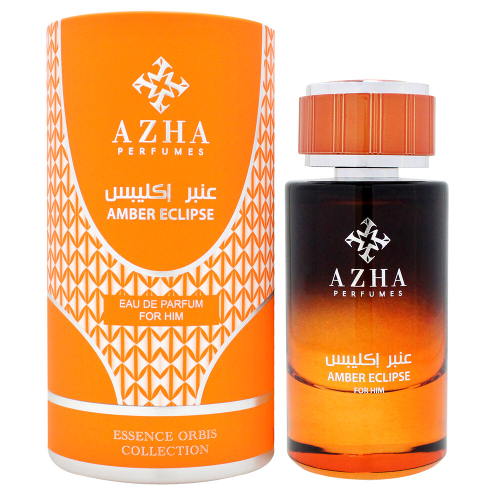 Azha Amber Essence Orbis Collection Eclipse Men 3.3 Oz Edp Spray