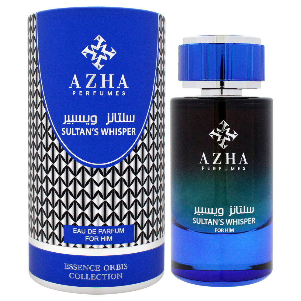 Azha Essence Orbis Collection Sultans Whisper Men 3.3 Oz Edp Spray