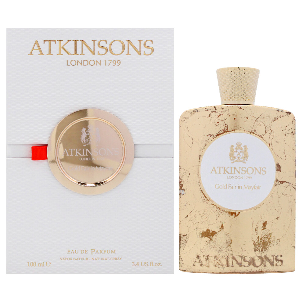 Atkinsons Gold Fair In Mayfair By For Men - 3.4 Oz Edp Spray