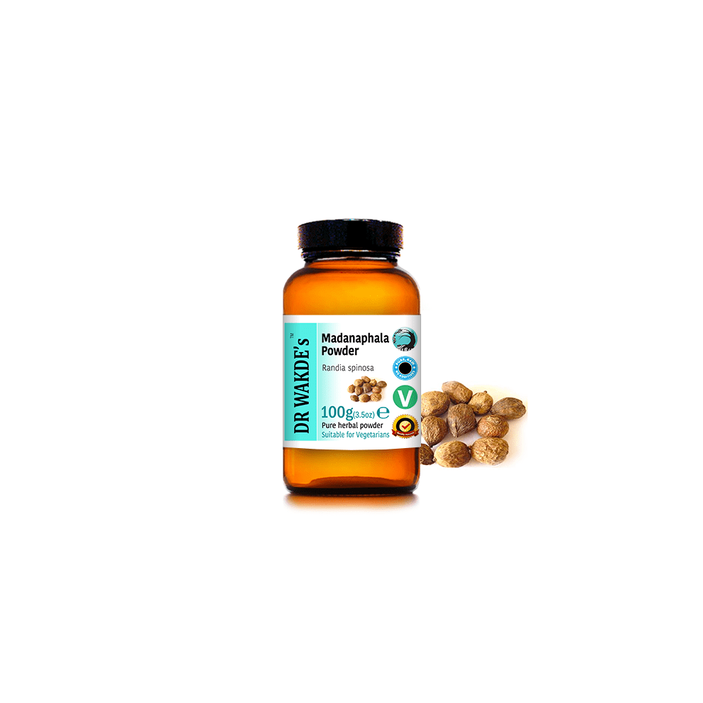 Dr Wakde's (100G /3.5Oz) Madanaphala Powder (Randia Spinosa) | 100% Pure Ayurvedic Herb | Vegan, Plant-Based, All-Natural