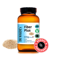 DR WAKDE'S Fiber Plus Powder | 100 g/3.5 oz Powder | Daily Fiber | Contains Isabgol | Plant-based Fiber Supplement | Vegan | All Natural