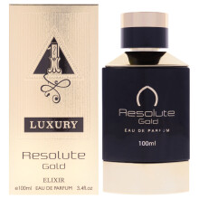 Lyxkollektion - Resolute Gold Elixir av Khalis för män - 3.4 oz EDP Spray