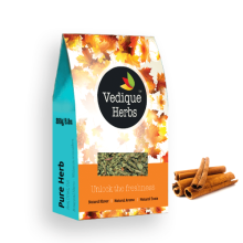 VEDIQUE HERBS Cinnamon Bark - 250 g (8.8 oz) | Raw, Crude, Dried | T-Cut | Premium Grade