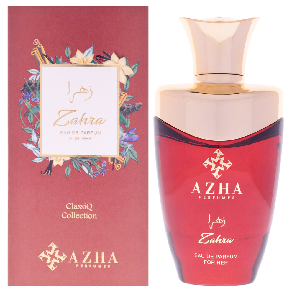 Azha Classiq Collection - Zahra By For Women - 3.3 Oz Edp Spray
