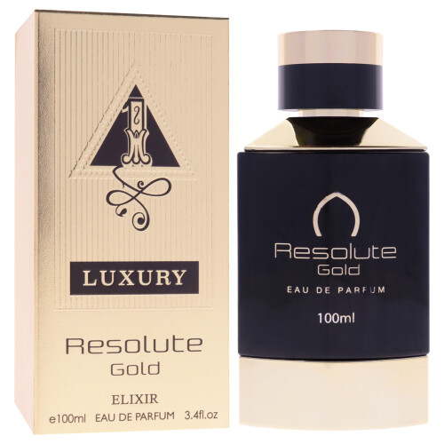 Lyxkollektion - Resolute Gold Elixir av Khalis för män - 3.4 oz EDP Spray 2