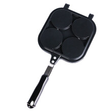 Egg Frying Pan Double-Sided Pancake Shape Griddle Pan Pancake Pan