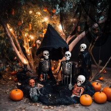 Halloween Skräckdekorationer Halloween Festdekorationer Svart