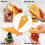Jar Openers Bottle Opener,Get Lids-Off Easily, Carrot Shaped 6