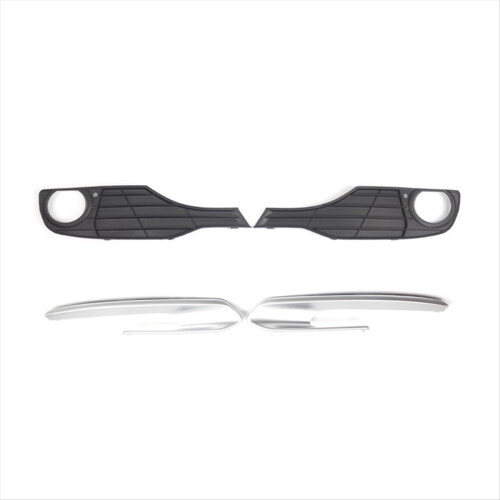 Front Bumper Fog Light Bezel Cover Frame Trim Kit for