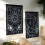 Printed Tassel Tapestry Decorative Hanging Background Wall Cloth, B 6