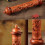Vertical Redwood Solid Wood Burner 6