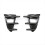 Front Bumper Fog Light Grille Cover Carbon Fiber Pattern 2