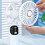 Handheld Mini Fans, Foldable Fans, USB Rechargeable Fans,White 5
