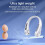 Leaf Less Neck Hanging Small Fan USB Charging Essential Summer B 6