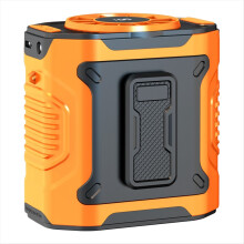 Waist Fan with 5000mAh Battery for Hands-Free Cooling Lava Orange