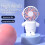 USB Charging Small Fan Portable Blue Astronaut Mini Fan Blue 4