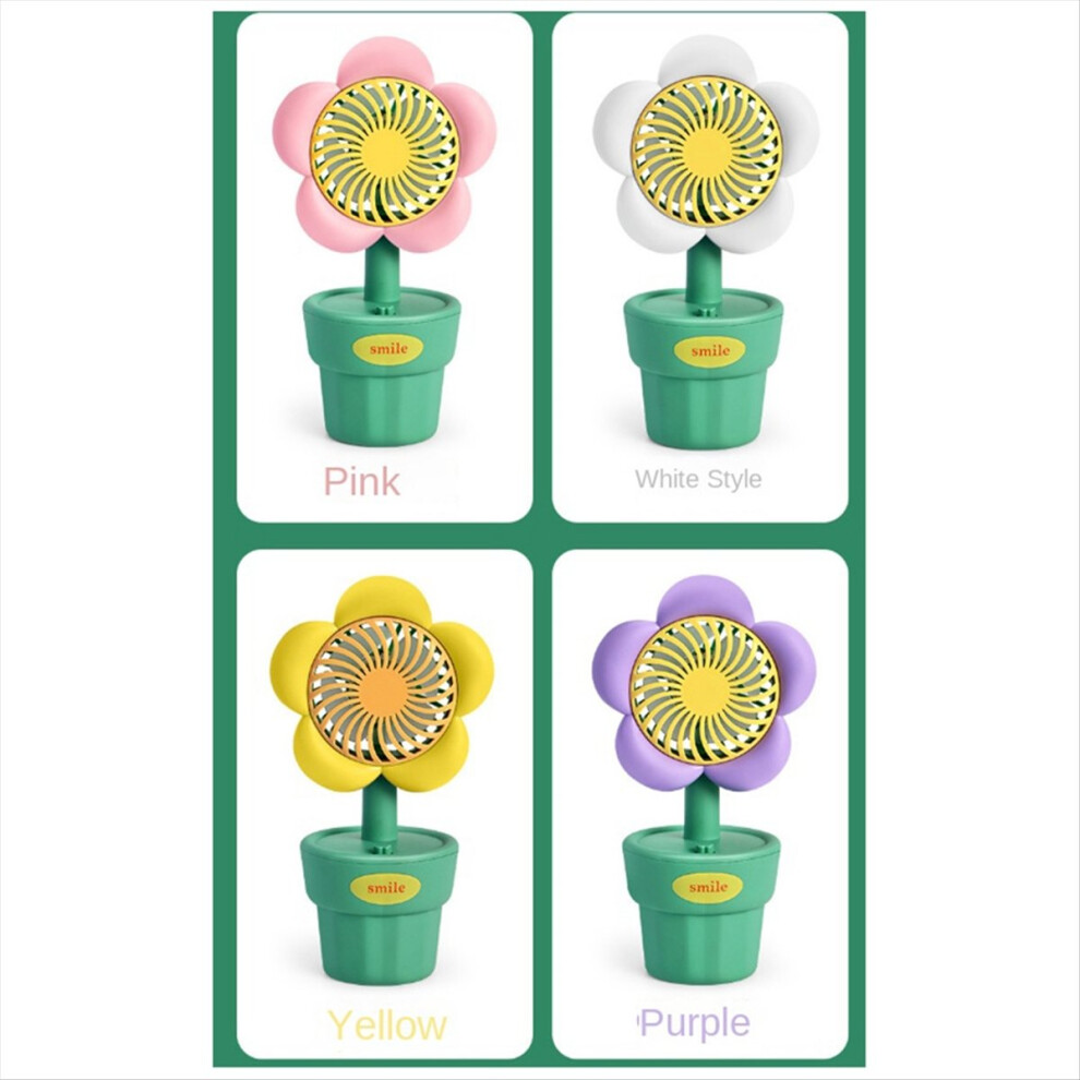Portable USB Fan Charging Fan Handheld Mini Fan Cute Style Yellow-image-OPC-PMGDW8D-NEW