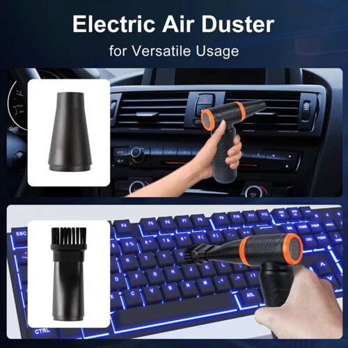Portable Brushless Mini Air Duster - Multi-Use Compressed Air Blower 2