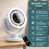 AI-Controlled Bladeless USB Desktop Fan with Voice 3