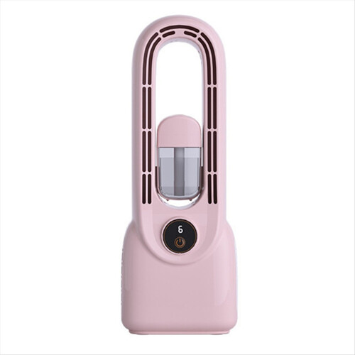 Air Conditioner LED Display Desktop Fanless Blade Cooling Fan A