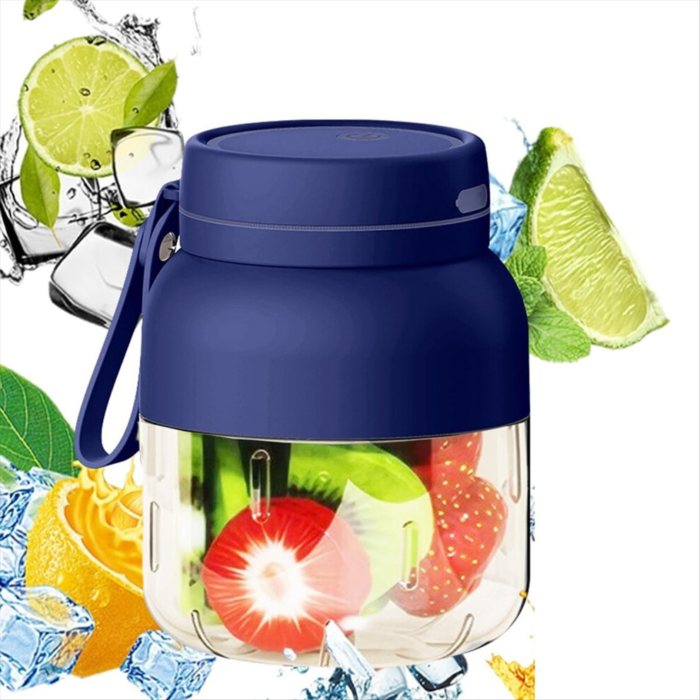Electric Juicer Cup, Rechargeable Fruit Juicer for Students, Blue-image-OPC-PMGDXZ9-NEW