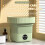6L Mini Washer with Drain Basket Foldable for Apartment A EU Plug 3