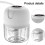 Electric Garlic Chopper, USB Rechargeable Mini Food Processor B 5