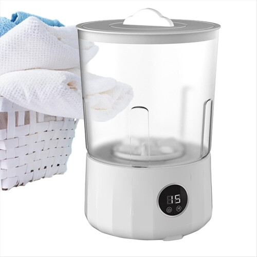 Portable Washing Machine 1.5L Mini Laundry Machine Rechargeable 1