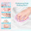 4 Pcs Soak Off Bowl Manicure Bowl, Double Layer Soaking Bowl 6