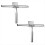 2-pack multi-purpose shower scrapers
Squeegees with adhesive hook
Stainless steel wiper 2