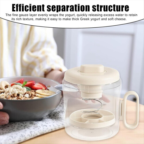 Yogurt Strainer, Cheese Maker Whey Separation for Homemade Dairy 2