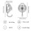2Pack Heavy Duty Vacuum Suction Cup Wreath Hanger Silver 3