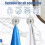 2Pack Heavy Duty Vacuum Suction Cup Wreath Hanger Silver 6