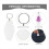 50pcs Blank Motel Keychain Bulk with Key Rings B 3