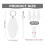 50pcs Blank Motel Keychain Bulk with Key Rings B 4