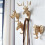 Wall Mounted Hooks Animal Head Rack Coat Caps Wall Hanger A 4