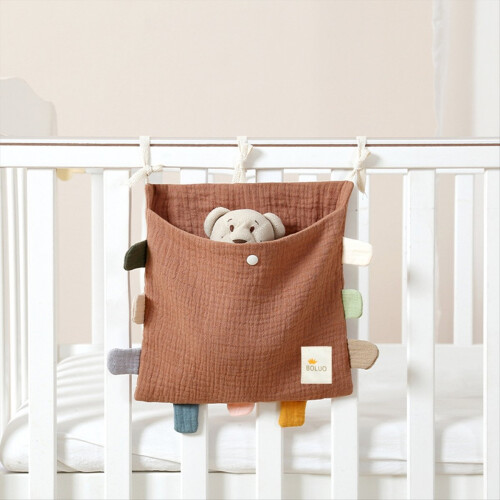 Baby Bed Side Organiser Cotton Bed Storage Bag C 2