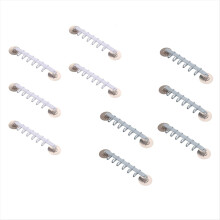 Strong Adhesive Hooks 6 Rows Traceless Hooks White & Blue