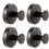 Stainless Steel Suction Cup Clothes Hook Kitchen Bathroom Black 1