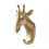 Wall Mounted Hooks Animal Head Rack Coat Caps Wall Hanger D 2