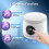 Ultrasonic Retainer Cleaner,45kHz Denture Cleaner Machine Eu Plug 4