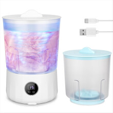 Underwear Washing Machine Rechargeable Dual-Bucket 1.5L for Travel