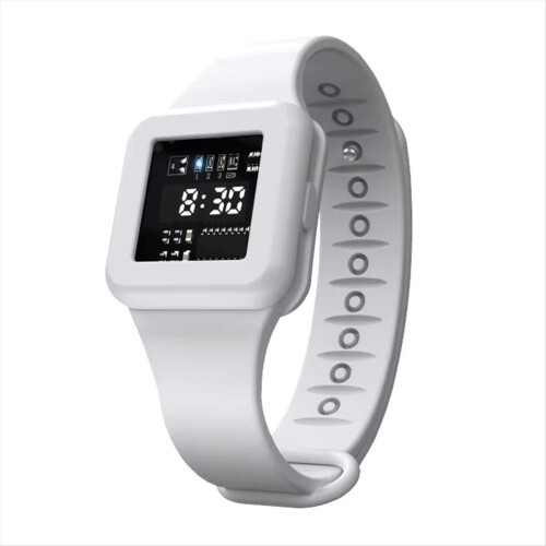 Ultrasonic Bracelet Mosquito Repellent Watch Frequency Adjustable,B 1