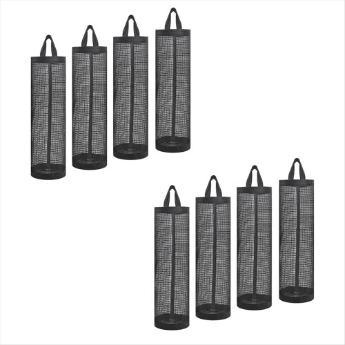 bag storage rack Hanging storage bag dispenser Trash bag organizer 1